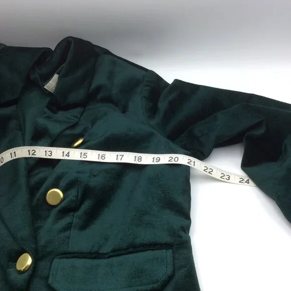 Chico's Velour Velvet Blazer Jacket Size 1 - Picture 11 of 16